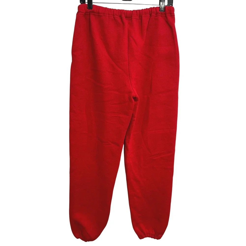 Vintage 90s Russell Athletic‎ Red Sweatpants Made in USA Jogger Sweats Size L